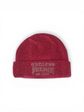 Pink Rhinestone “Logo” Beanie