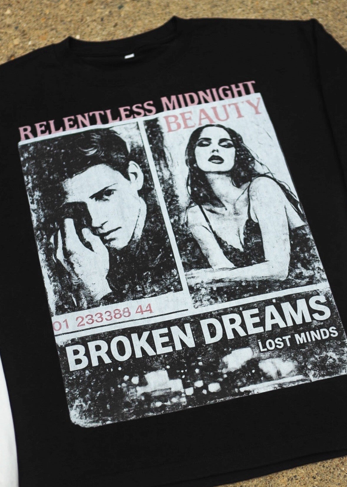“Relentless” contrast long sleeve