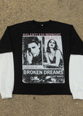 “Relentless” contrast long sleeve
