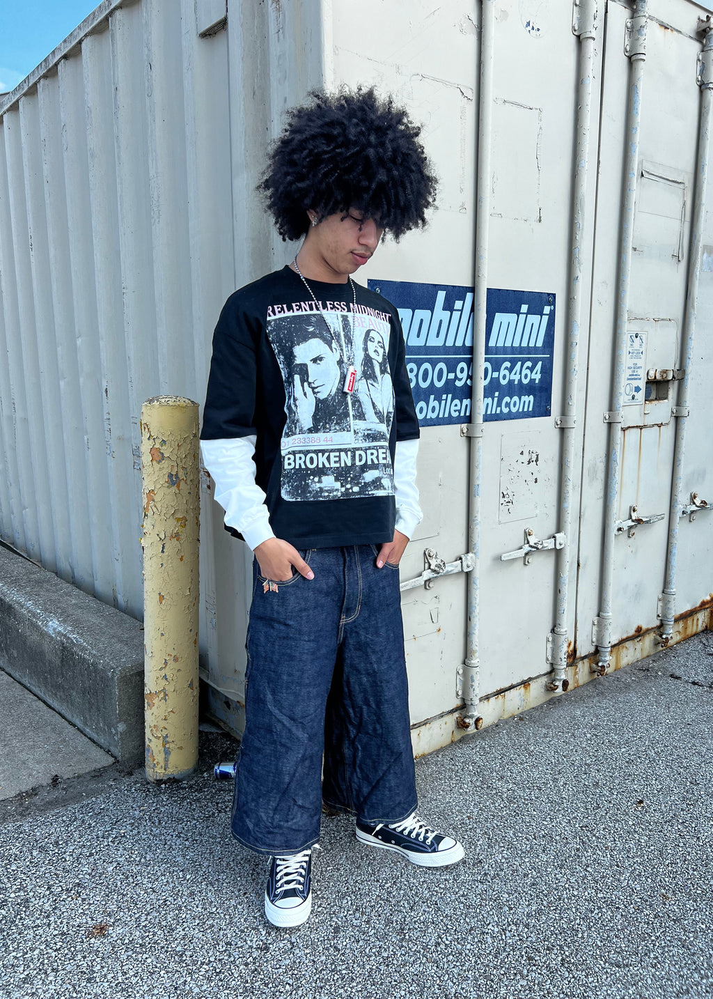 “Relentless” contrast long sleeve