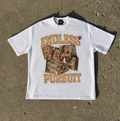 White Graphic Endless Pursuit Tee